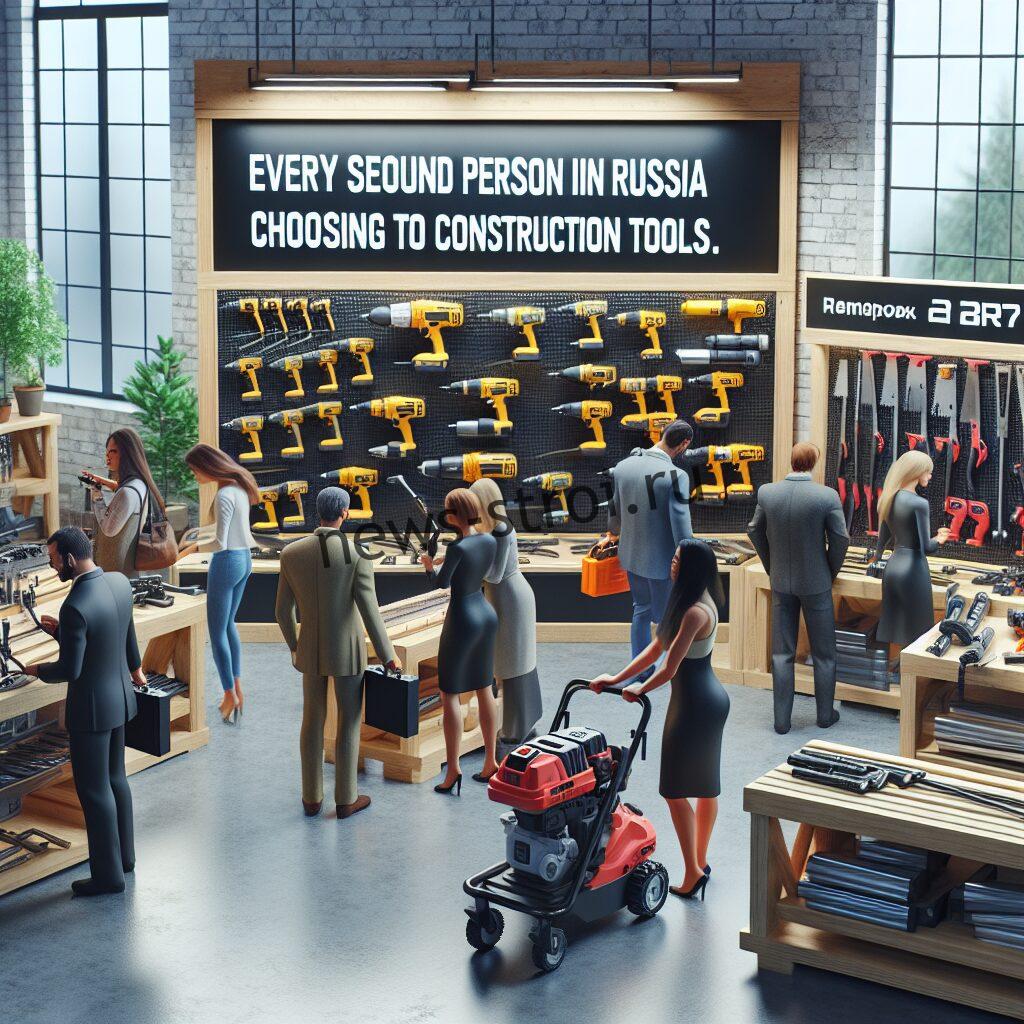 🔧 Каждый второй россиянин выбирает аренду строительных инструментов