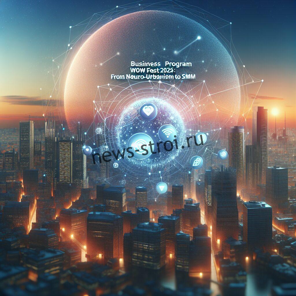 Деловая программа WOW FEST 2025: от нейроурбанизма до SMM 🌆