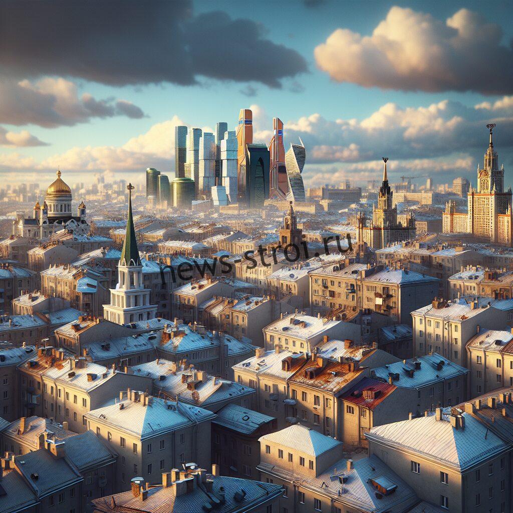 С начала года в Москве обновлено свыше 600 крыш